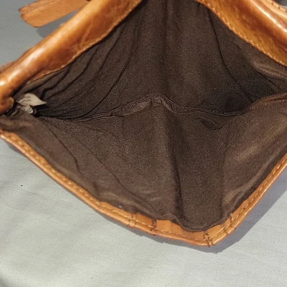 Vilenca Holland for Anthropologie Brown Woven Leather Clutch Wallet - Picture 10 of 10